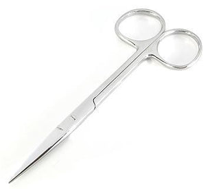 Straight 4.5" Iris Scissors - Painful Pleasures