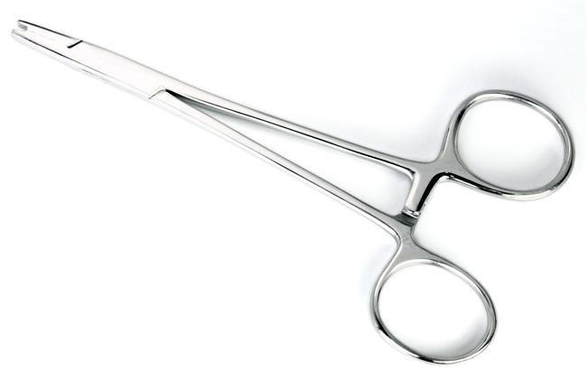 MicroDermal Surface Anchor ABSOLUTE BEST Forceps 5" long with 3mm Jaws - Painful Pleasures