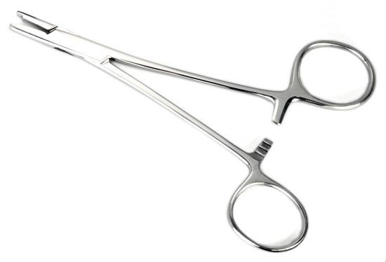MicroDermal Surface Anchor ABSOLUTE BEST Forceps 5" long with 3mm Jaws - Painful Pleasures