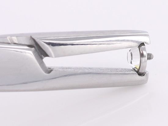 5” Steel Forceps with Notched Tips by Jason Coale - Painful Pleasures