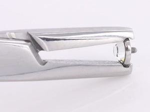 5” Steel Forceps with Notched Tips by Jason Coale - Painful Pleasures