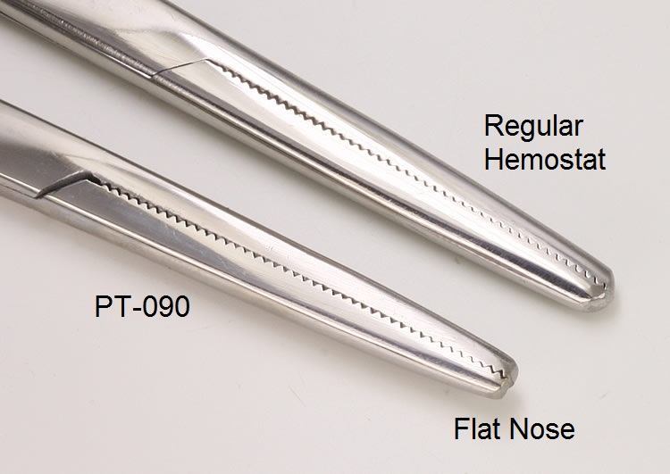 Flat Nose 6” Hemostat Steel Forceps by Shawn O’Hare - Painful Pleasures