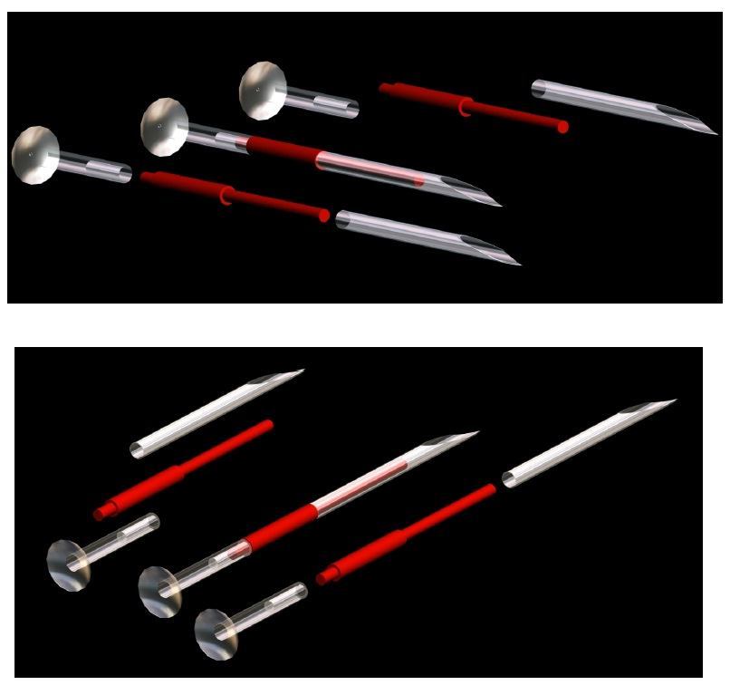 18g Disposable Stainless Steel Pin Taper for Internally Threaded or Threadless Jewelry — Price Per 1 - Painful Pleasures