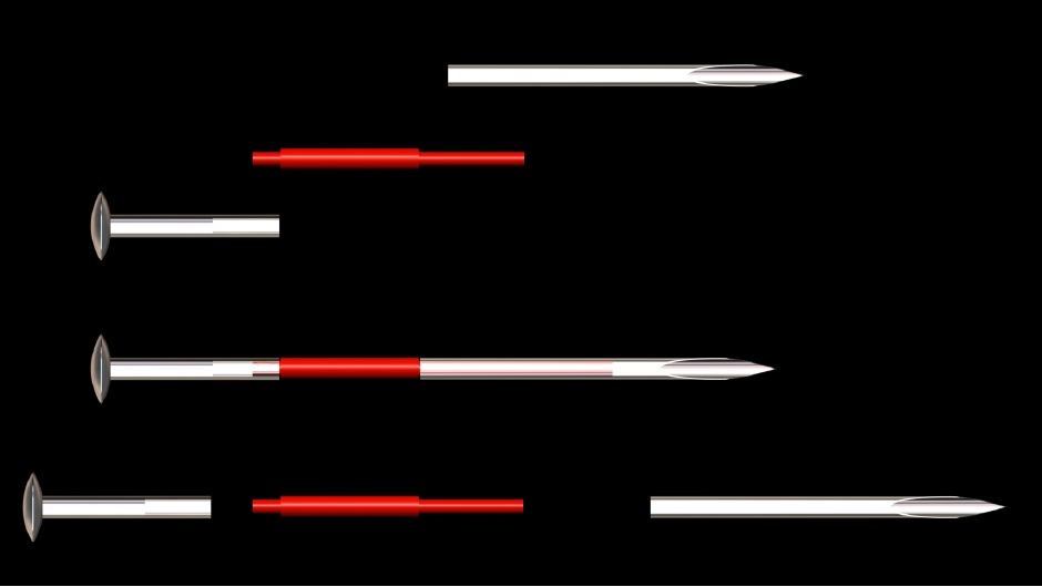 18g Disposable Stainless Steel Pin Taper for Internally Threaded or Threadless Jewelry — Price Per 1 - Painful Pleasures