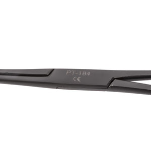 Black Oxide Coated Slotted Pennington 6” Forceps – Tip