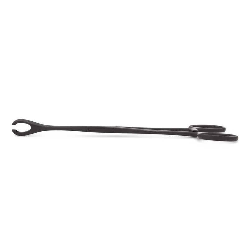 Black Oxide Coated Slotted Forester (Sponge) 7” Forceps - Top