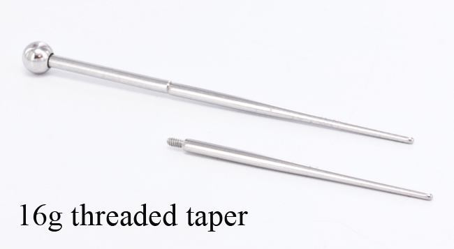 16g 1” Threaded Pin Taper - Painful Pleasures