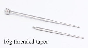 16g 1” Threaded Pin Taper - Painful Pleasures