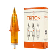 Peak Triton Cartridge - #10 Bugpin Round Shader Medium Taper (3.5mm) - Box of 20