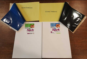 Spirit Thermal Paper Color Comparison