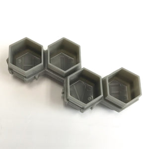 Deep Hive Caps™ — Bag of 200 Ink Caps (50 Pieces) — Pick Color - Ultimate Tattoo Supply