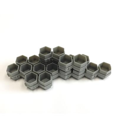 Deep Hive Caps™ — Bag of 200 Ink Caps (50 Pieces) — Pick Color - Ultimate Tattoo Supply