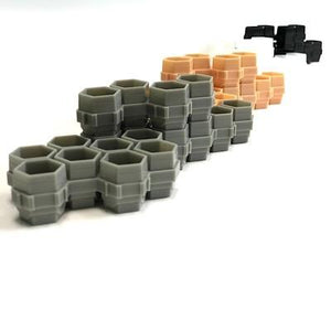Deep Hive Caps™ — Bag of 200 Ink Caps (50 Pieces) — Pick Color - Ultimate Tattoo Supply