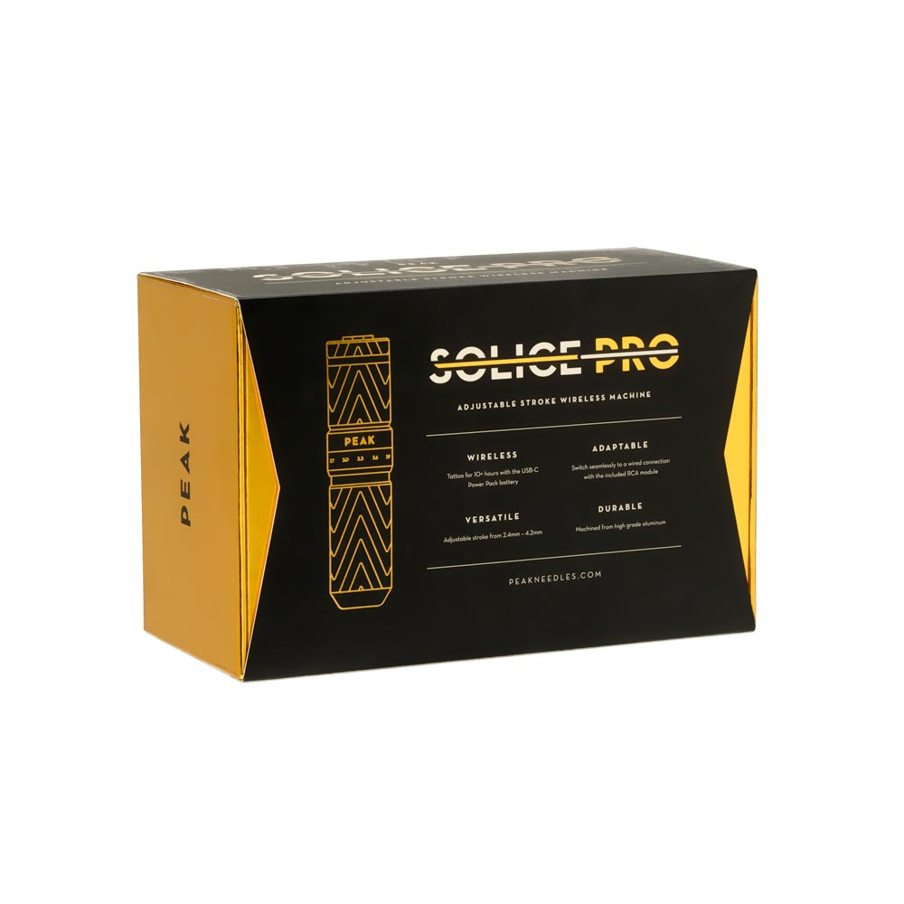 Peak Solice with Extra Battery Pack — Pick Color and Battery Type - Ultimate Tattoo Supply
