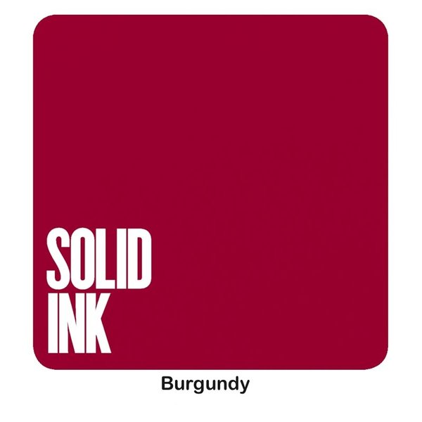 Solid Ink - Burgundy - Ultimate Tattoo Supply