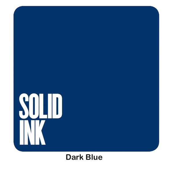 Solid Ink - Dark Blue - Ultimate Tattoo Supply