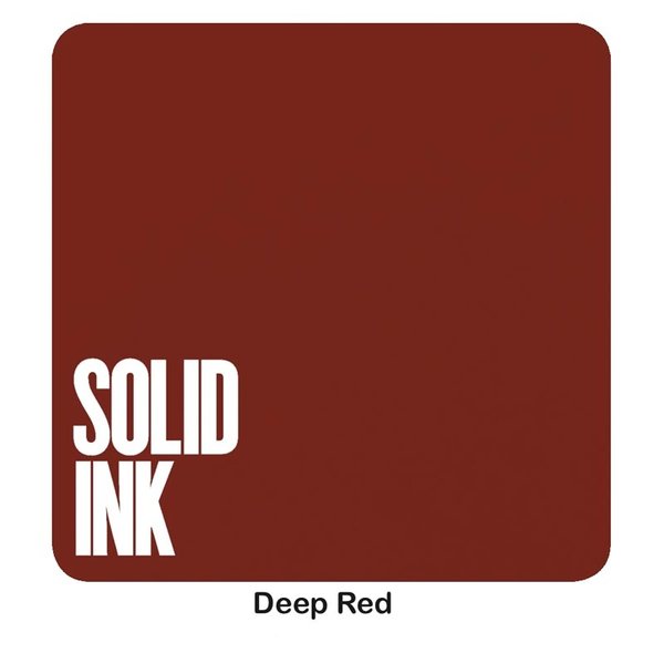 Solid Ink - Deep Red - Ultimate Tattoo Supply