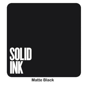 Solid Ink - Matte Black - Ultimate Tattoo Supply