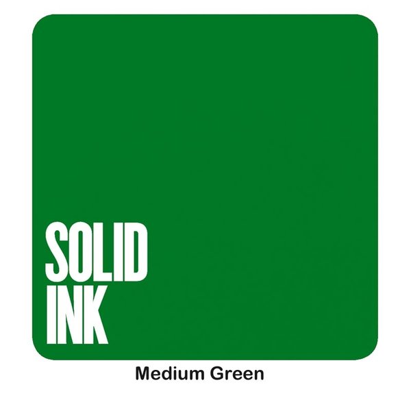 Solid Ink - Medium Green - Ultimate Tattoo Supply