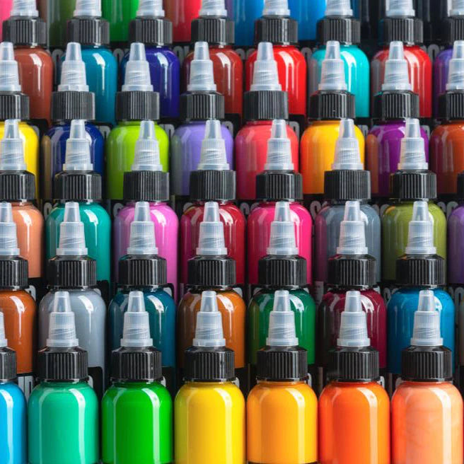 Solid Ink 75 Color Set — 1oz - Ultimate Tattoo Supply