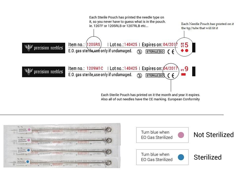 All Precision Tattoo Needles — Choose Your Size and Grouping — Price Per Box - Ultimate Tattoo Supply