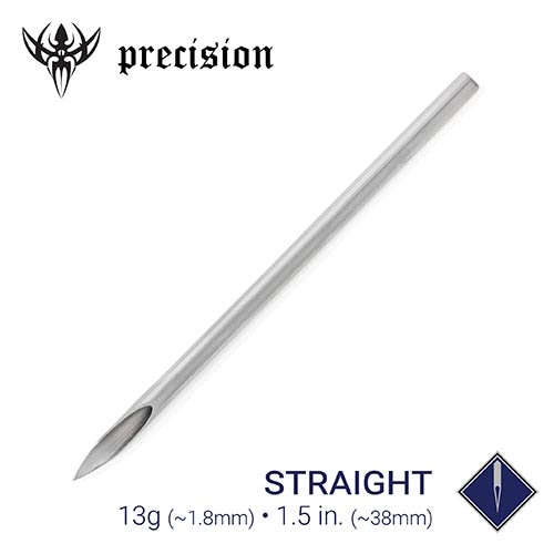 13g Sterilized 1.5" Body Piercing Needles — Box of 100 - Painful Pleasures