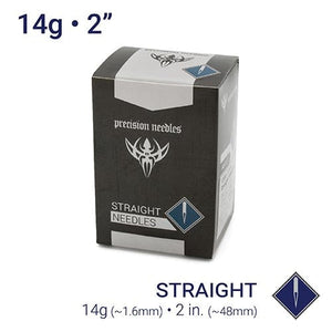 14g Sterilized 2" Body Piercing Needles — Box of 100 - Painful Pleasures
