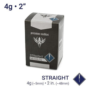 4g Sterilized 2" Body Piercing Needles — Box of 20 - Painful Pleasures