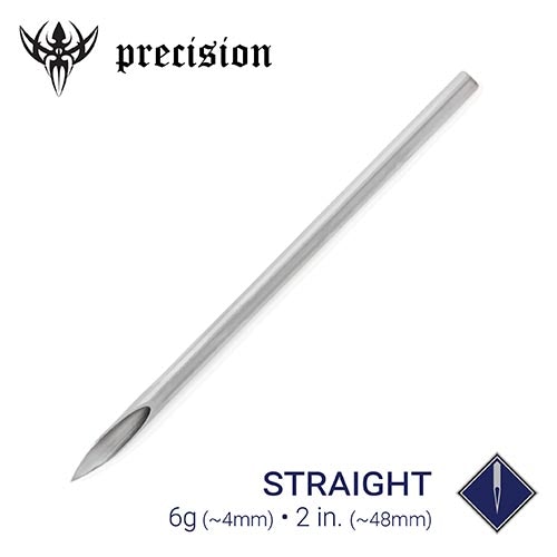 6g Precision Sterilized 1.5" Body Piercing Needles — Box of 25 - Painful Pleasures