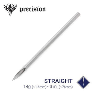 14g Sterilized 3" Body Piercing Needles — Box of 100 - Painful Pleasures