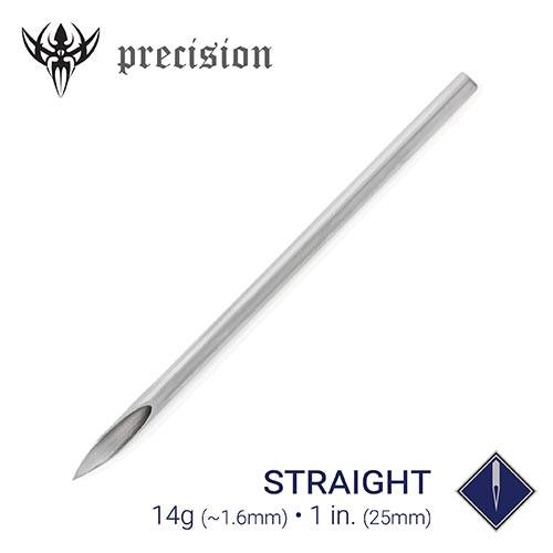 14g Sterilized 1" Body Piercing Needles — Box of 100 - Painful Pleasures