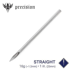 16g Sterilized 1" Body Piercing Needles — Box of 100 - Painful Pleasures