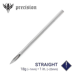 18g Sterilized 1" Body Piercing Needles — Box of 100 - Painful Pleasures