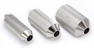 Stainless Steel Tattoo Knurled Angle Grip - 3 Sizes