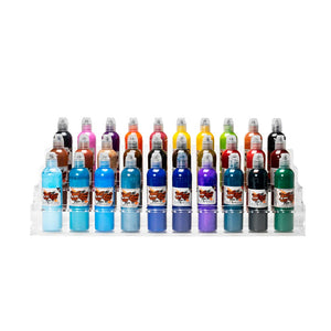 4oz Ink Bottle Holder - 30 Bottles Can be Displayed or Held - World Famous Tattoo Ink