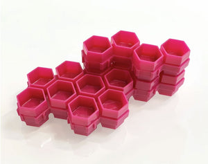 Hive Caps™ — Bag of 200 Ink Caps (50 Pieces) — Pick Color - Ultimate Tattoo Supply