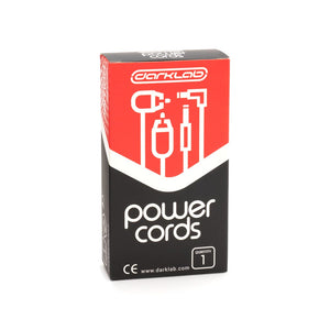 FK Irons Darklab 6’ Straight Air Mini DC Cable — Black - Ultimate Tattoo Supply