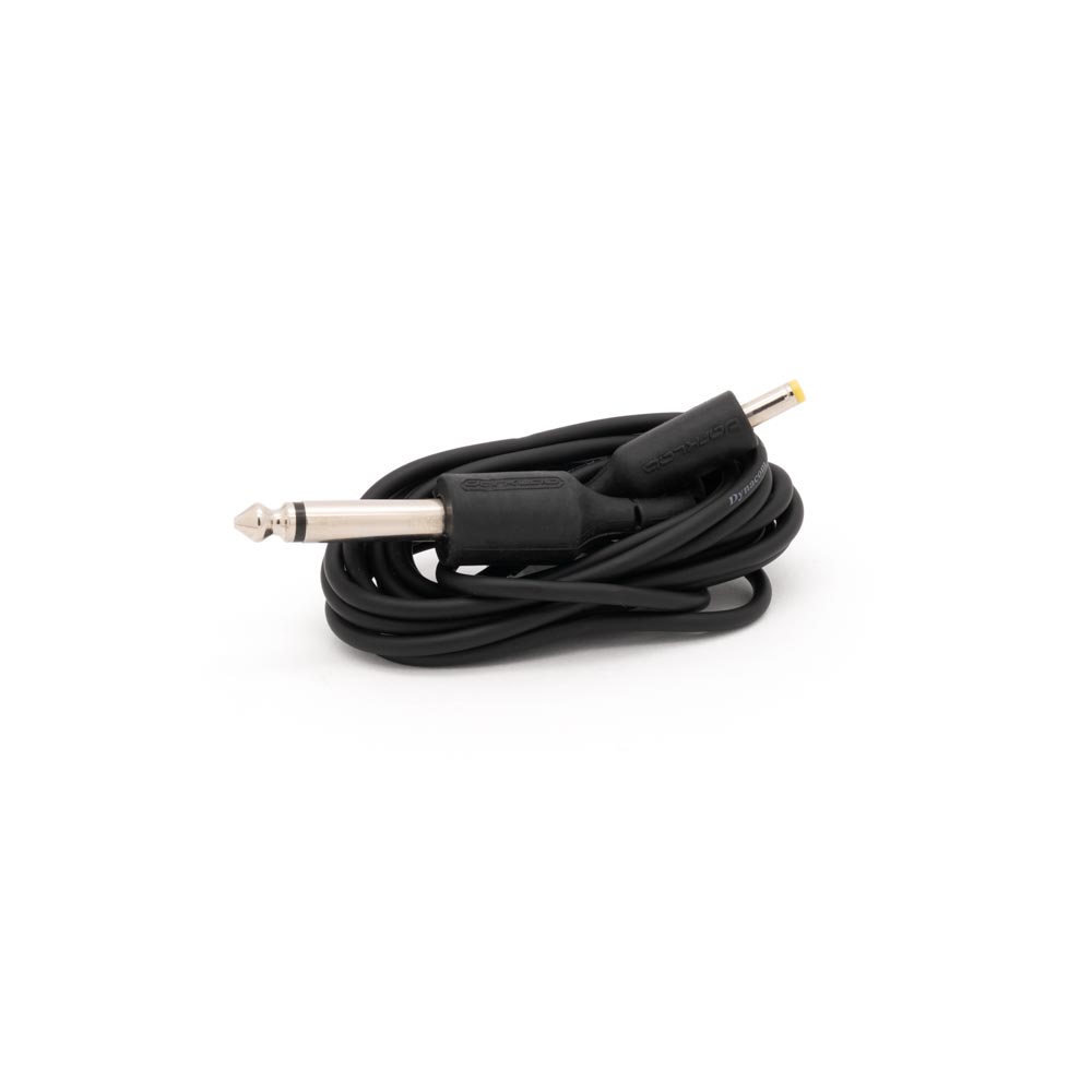 FK Irons Darklab 6’ Straight Air Mini DC Cable — Black - Ultimate Tattoo Supply