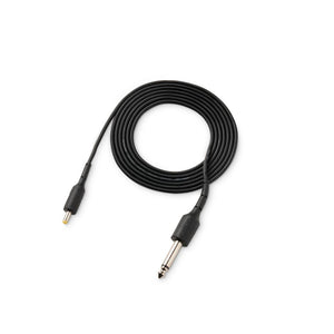 FK Irons Darklab 6’ Straight Air Mini DC Cable — Black - Ultimate Tattoo Supply