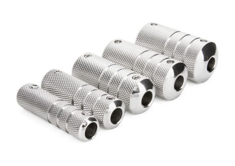 Precision Stainless Steel Tattoo Knurled Grip 13mm up to 32mm - 6 Sizes - Painful Pleasures