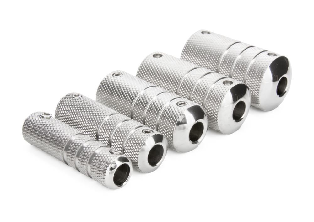 Precision Stainless Steel Tattoo Knurled Grip 13mm up to 32mm - 6 Sizes - Painful Pleasures