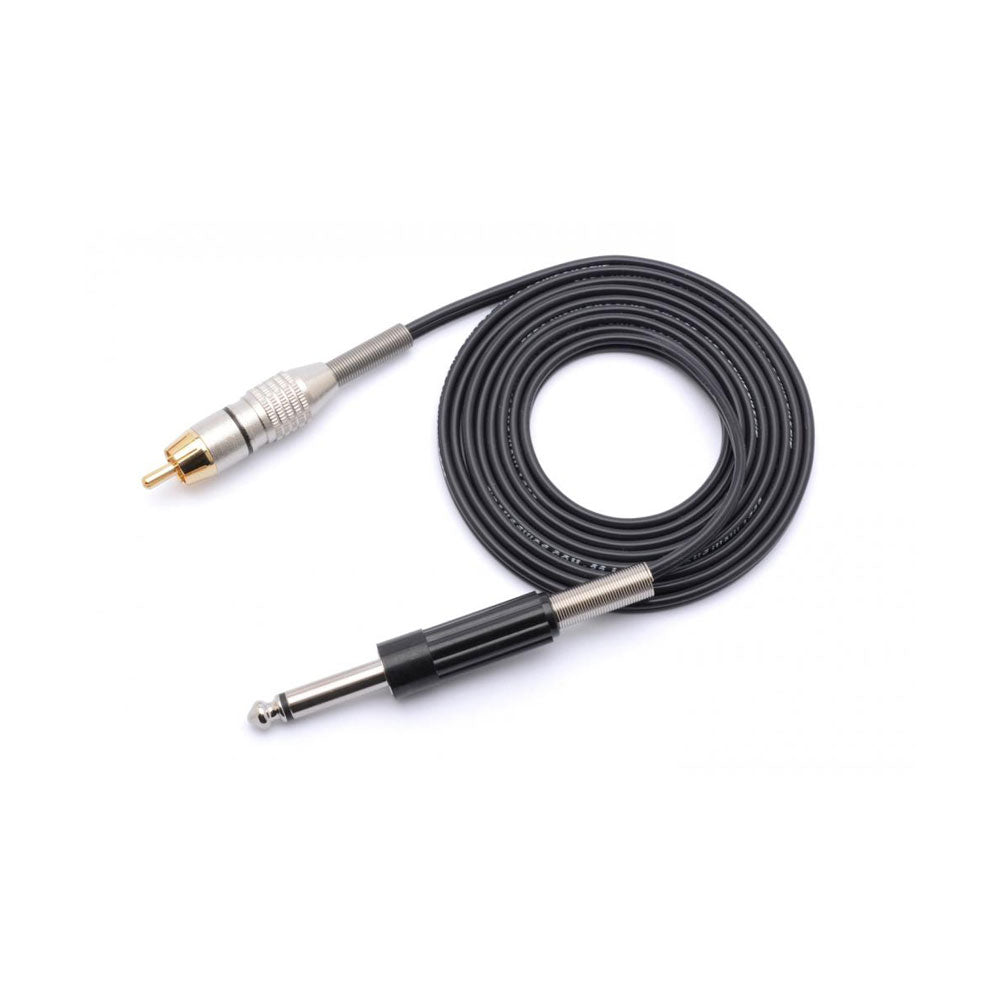 Eikon 6' Black RCA Cord with 1/4" Mono Plug - Painful Pleasures