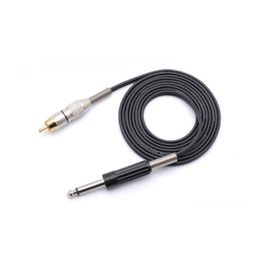 Eikon 6' Black RCA Cord with 1/4" Mono Plug - Painful Pleasures