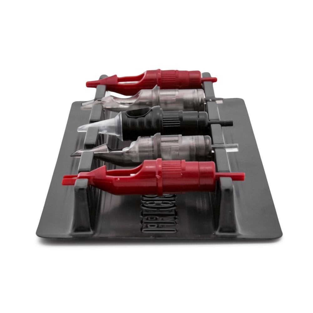 Precision Cartridge Holder Disposable Tray — Cartridges from Aerial View