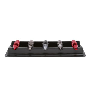 Precision Cartridge Holder Disposable Tray — Cartridges from Side View