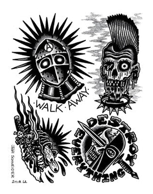 Tattoo Punks Volume 2 — Softcover Book — Punk Tattoos Sample