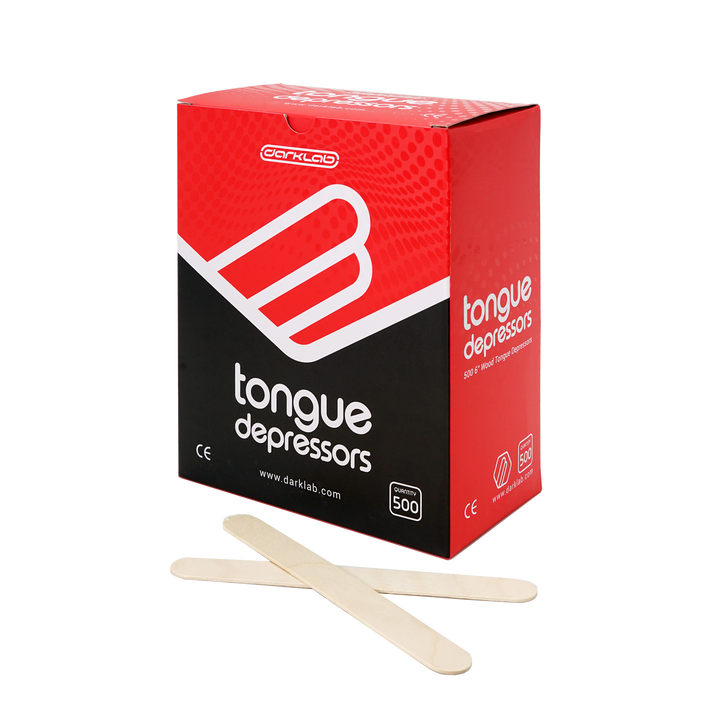 Darklab Tongue Depressors - Box of 500 - Ultimate Tattoo SupplyDarklab Tongue Depressors - Box of 500