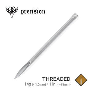14g Threaded Piercing Needle
