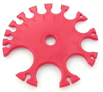 Plastic Wheel Gauge - Perfect for Measuring Body Jewelry - Painful Pleasures