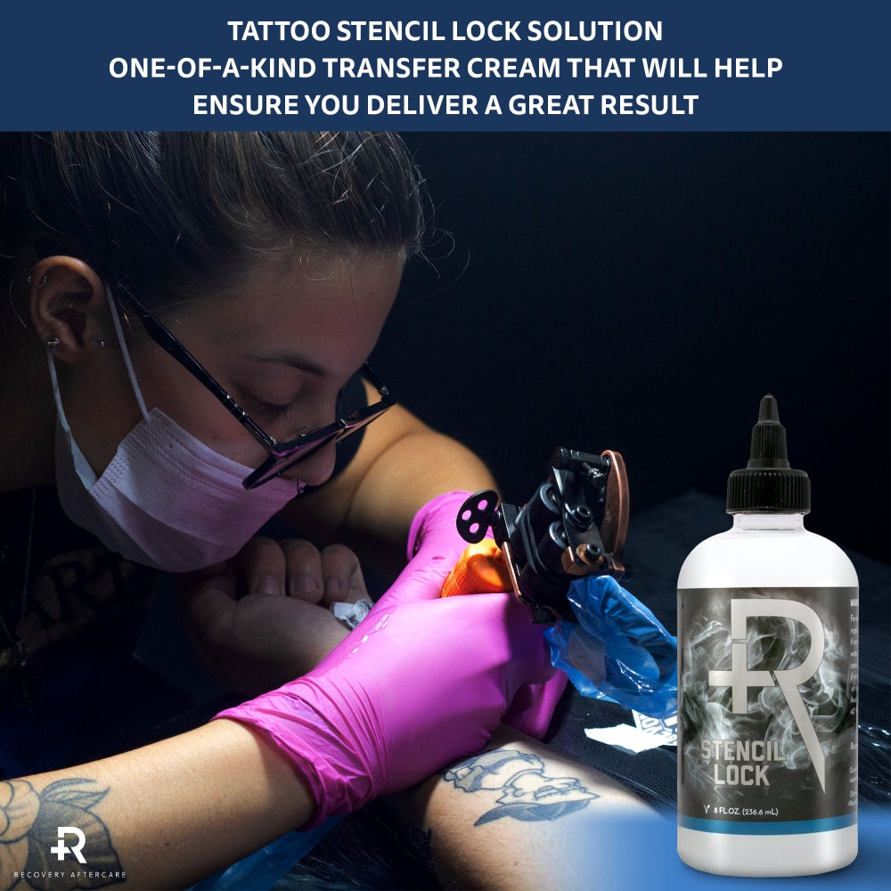 Recovery Stencil Lock 8 oz — Case of 12 - Ultimate Tattoo Supply